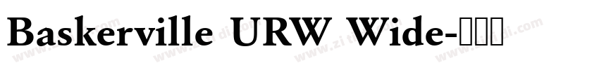 Baskerville URW Wide字体转换 Baskerville URW Wide字体转换